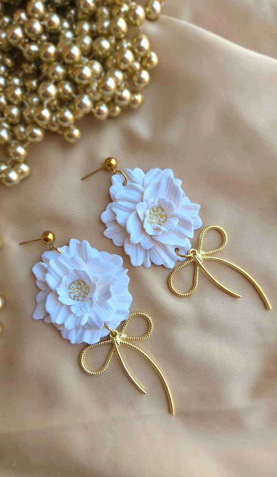 Boucles d’oreilles Fleur Éclose - Attaches en Acier Inoxydable