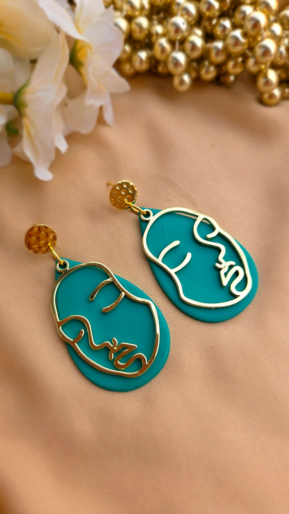 Paire Visage - Vert Royal