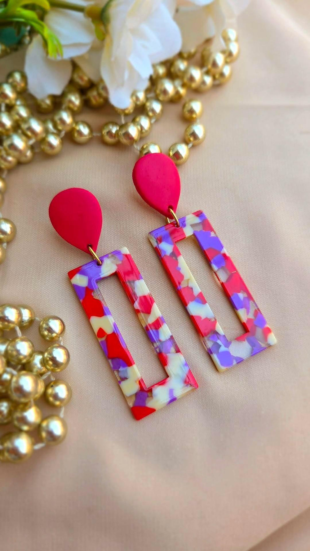 ✨ Les Petites Pépites – Boucles d’Oreilles Faites Main en acier Hypoallergénique✨
