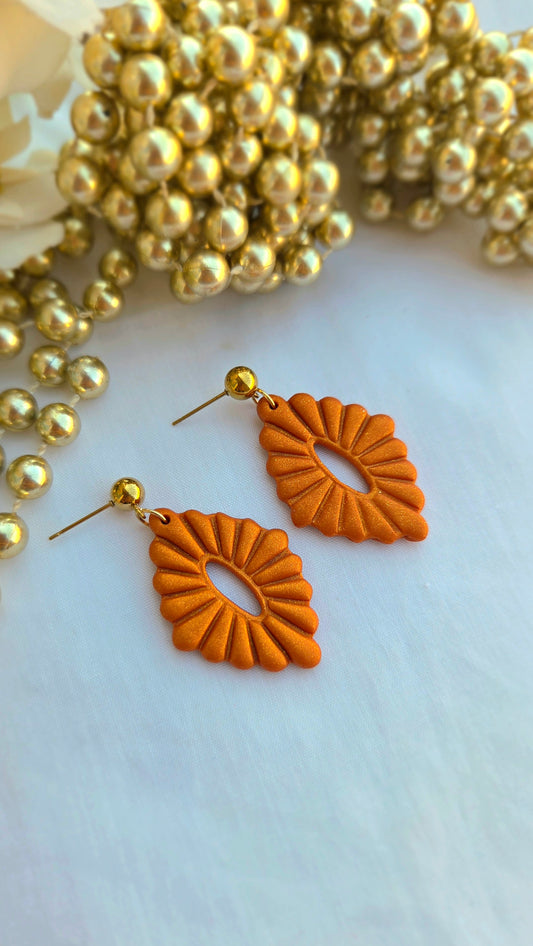 Paire Bonnie - Orange Pailleté