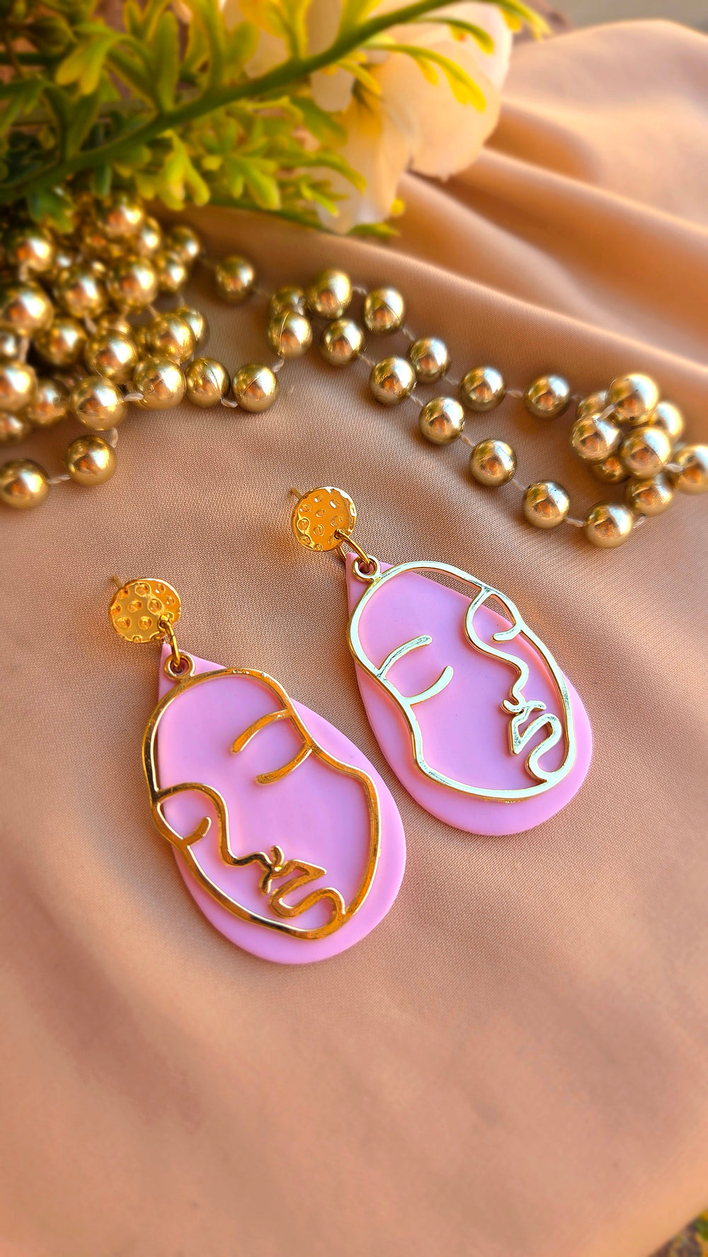 Paire Visage - Rose Bonbon
