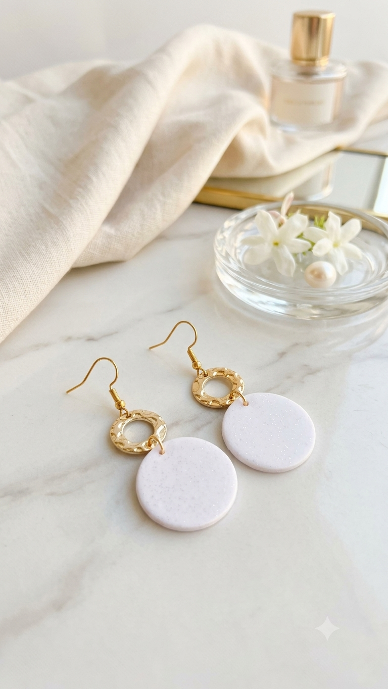 ✨ Les Petites Pépites – Boucles d’Oreilles Faites Main en acier Hypoallergénique✨